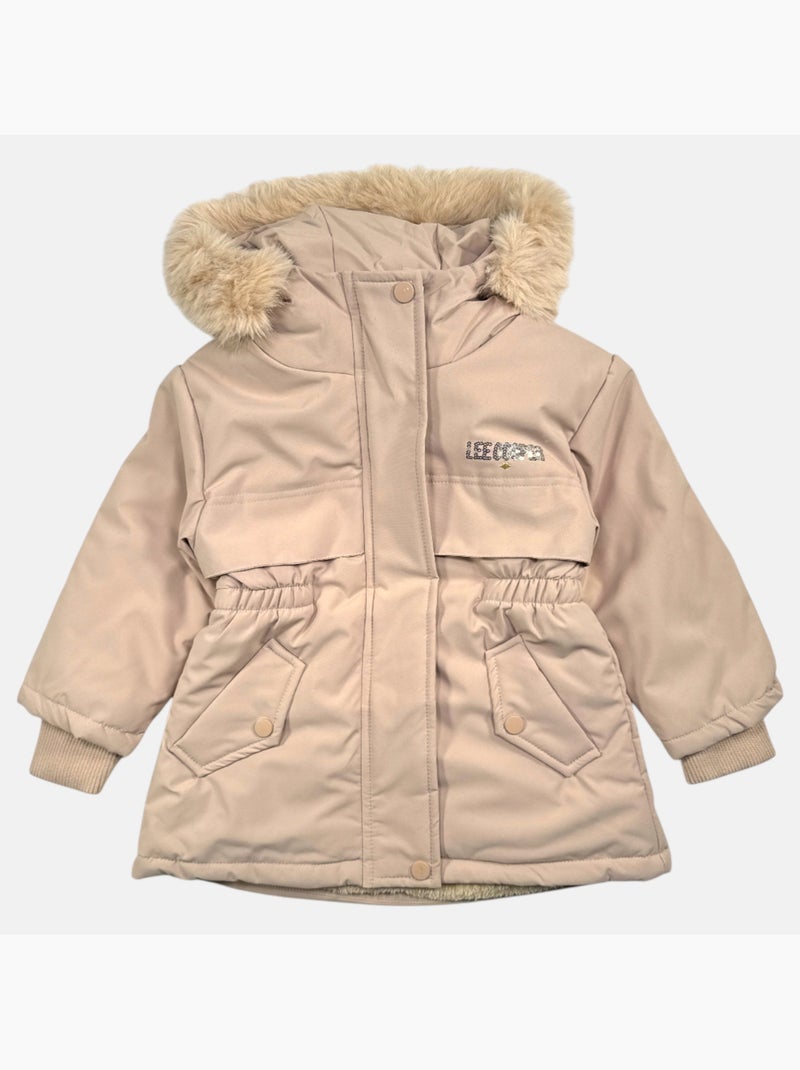 Lee Cooper - Parka fille imprimée Rose clair - Kiabi