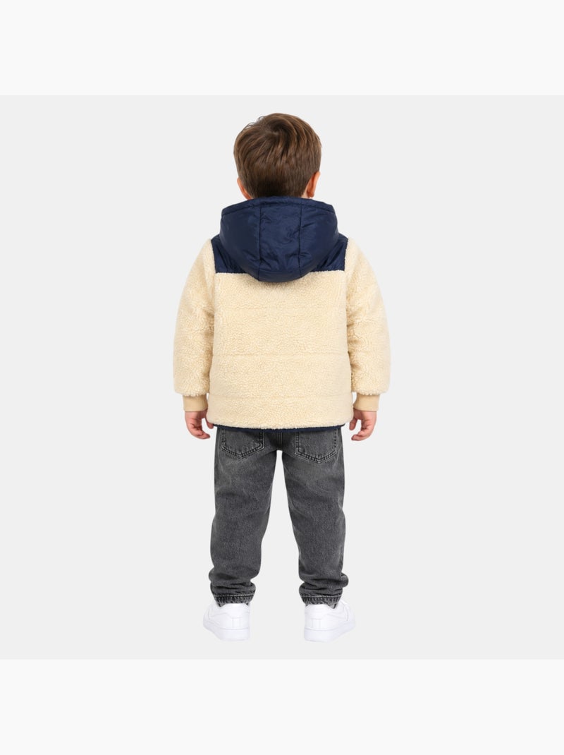 Lee cooper - parka garçon  avec poche sur le devant Bleu marine - Kiabi