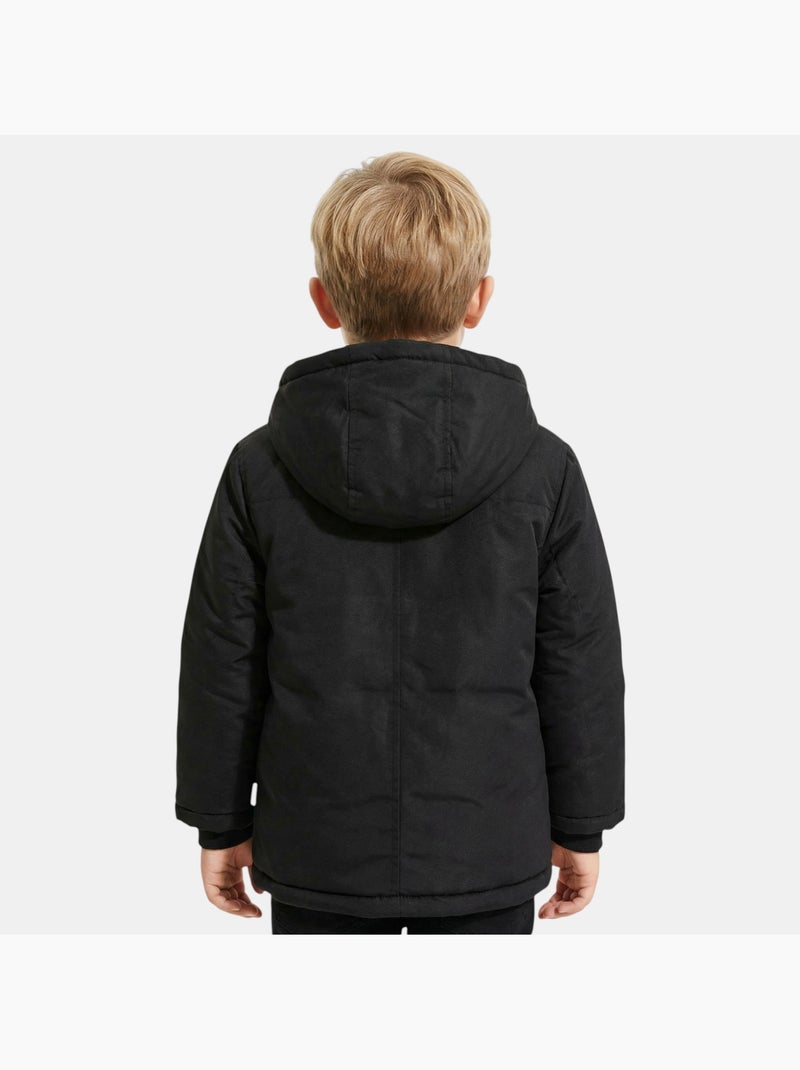 Lee Cooper - Parka garçon imprimée Noir - Kiabi