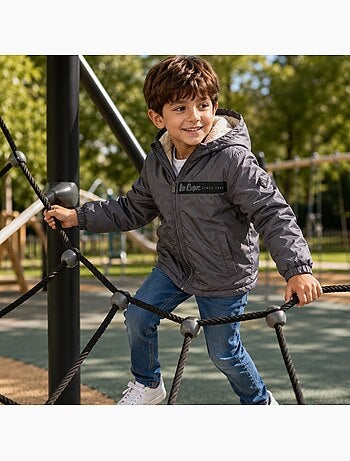 Lee cooper - parka matelassée zippée à capuche