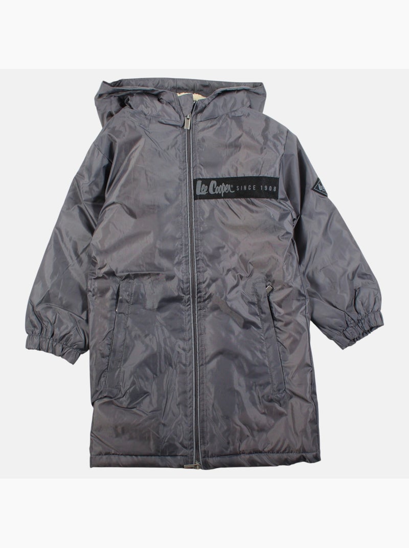 Lee cooper - parka matelassée zippée à capuche Gris - Kiabi