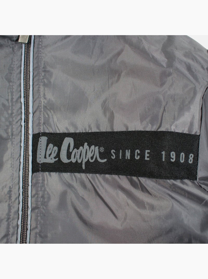 Lee cooper - parka matelassée zippée à capuche Gris - Kiabi