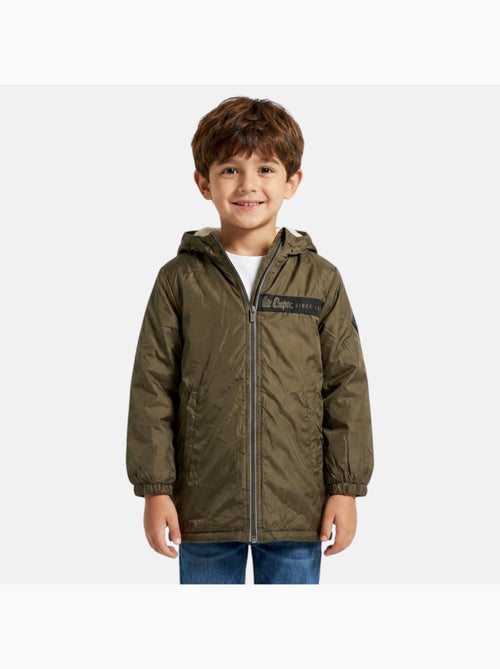 Lee cooper - parka matelassée zippée à capuche - Kiabi