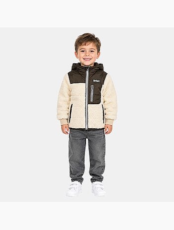 Lee cooper - parka zippée à capuche avec poche poitrine