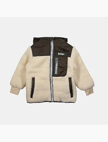 Lee cooper - parka zippée à capuche avec poche poitrine