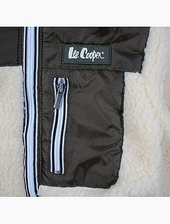Lee cooper - parka zippée à capuche avec poche poitrine