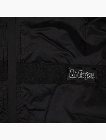 Lee cooper - parka zippée à capuche bordée de fausse fourrure