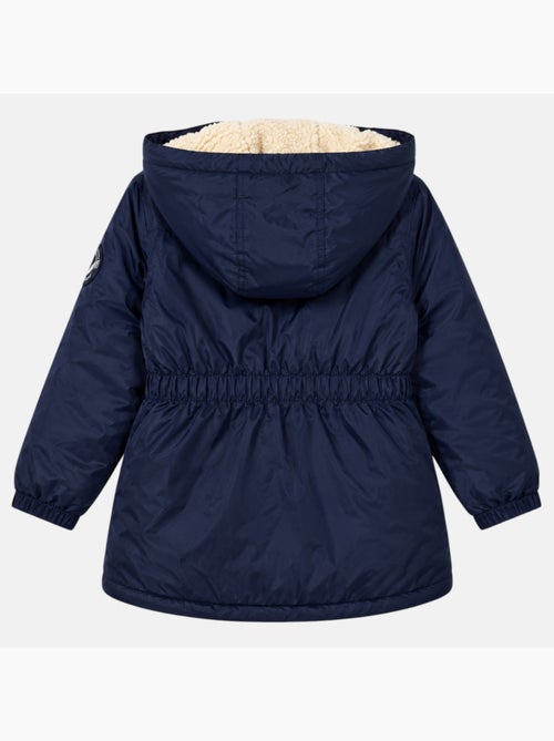 Lee cooper - parka zippée à capuche, coupe mi-longue et poches latérales - Kiabi