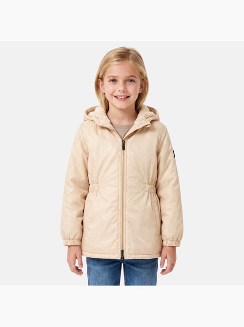 Lee cooper - parka zippée à capuche, coupe mi-longue et poches latérales - Kiabi