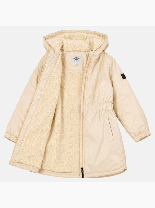 Lee cooper - parka zippée à capuche, coupe mi-longue et poches latérales - Kiabi