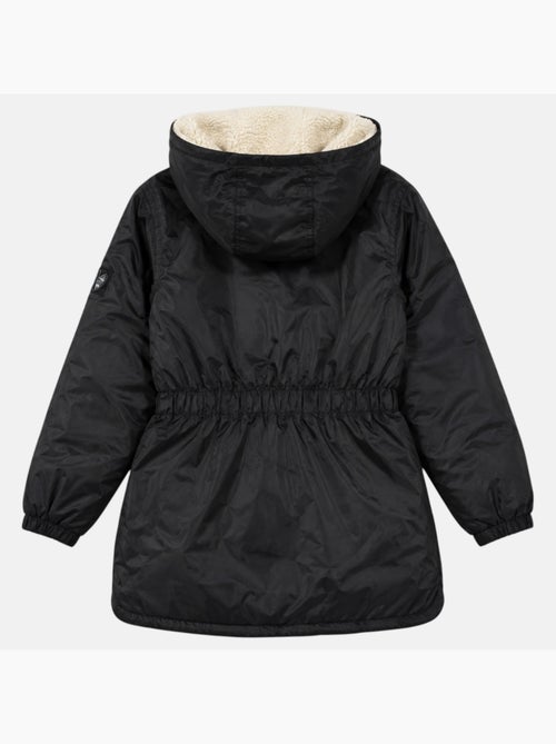 Lee cooper - parka zippée à capuche, coupe mi-longue et poches latérales - Kiabi
