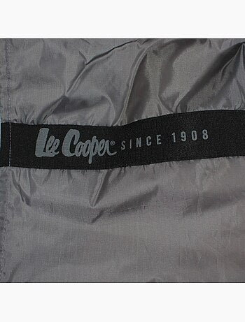 Lee cooper - parka zippée à capuche mi-longue, poches latérales