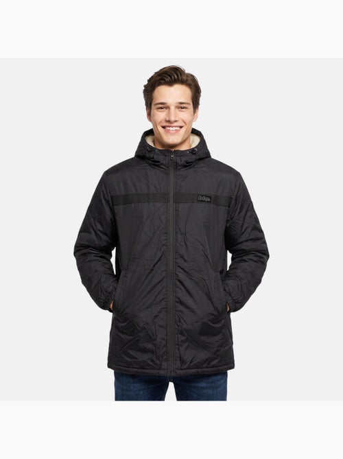 Lee cooper - parka zippée à capuche, poches zippées et capuche fourrée de fausse fourrure - Kiabi Lee cooper - parka zippée à capuche, poches zippées et capuche fourrée de fausse fourrure - Kiabi