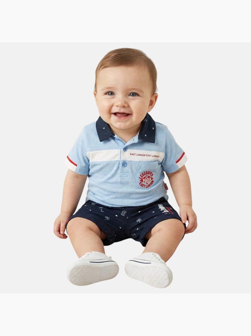Lee Cooper - Polo avec son short à motifs assorti - Kiabi