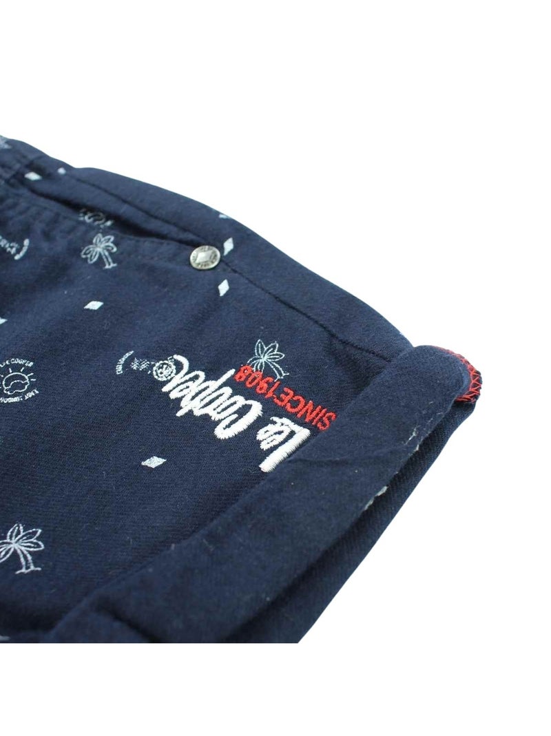 Lee Cooper - Polo avec son short à motifs assorti Bleu - Kiabi