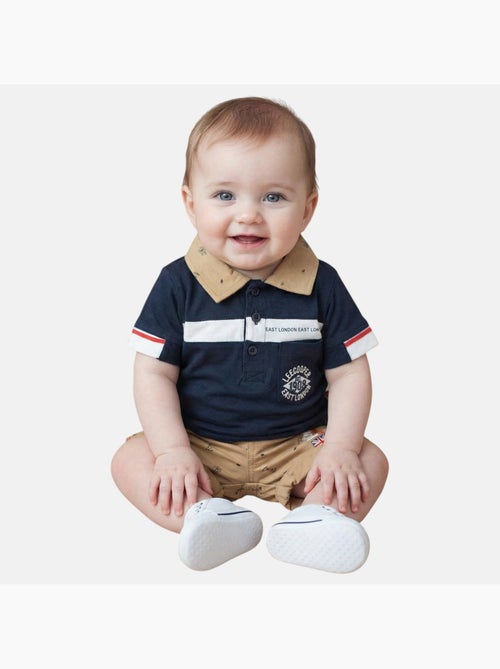 Lee Cooper - Polo avec son short à motifs assorti - Kiabi