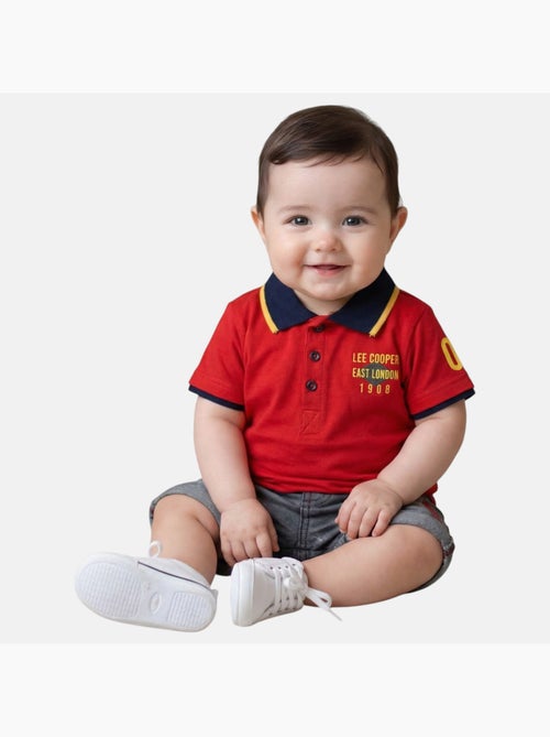 Lee Cooper - Polo avec son short à motifs assorti - Kiabi