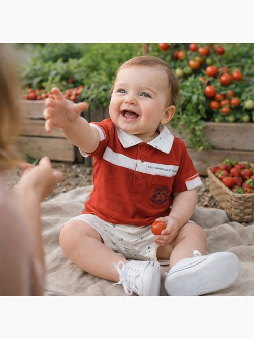 Lee Cooper - Polo avec son short à motifs assorti - Kiabi