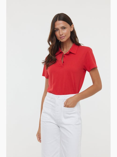 Lee Cooper - Polo BAELLE Ruby Red - Kiabi