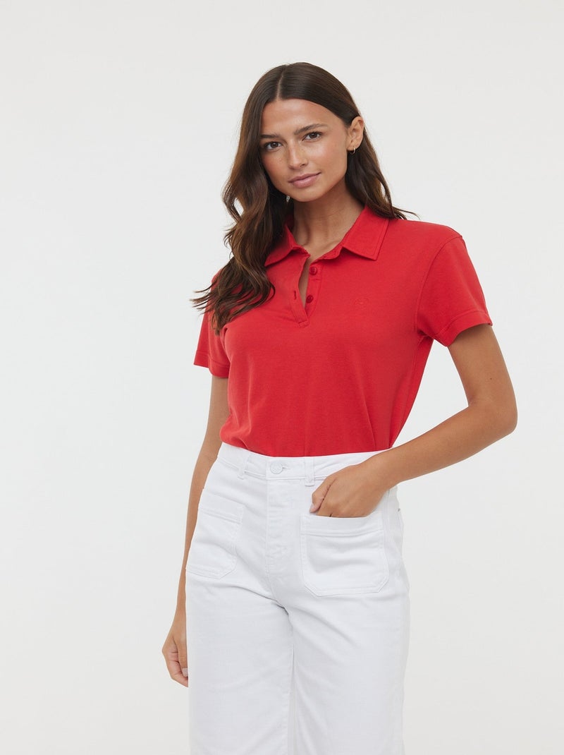 Lee Cooper - Polo BAELLE Ruby Red Rouge - Kiabi