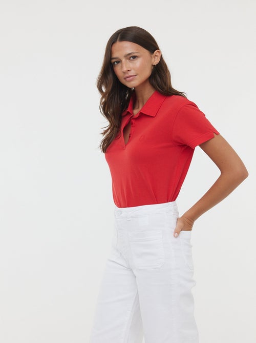 Lee Cooper - Polo BAELLE Ruby Red - Kiabi