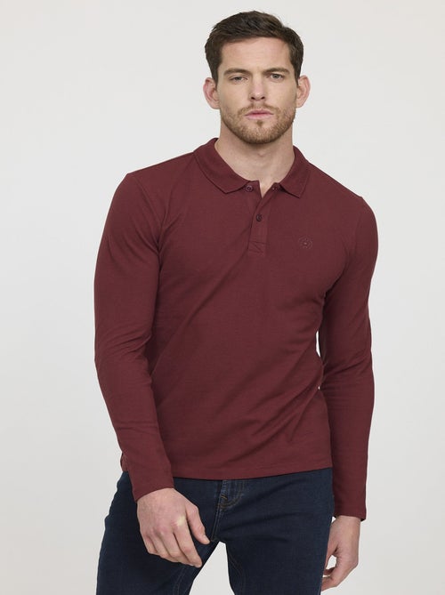 Lee Cooper - Polo BAKO ML Sangria - Kiabi