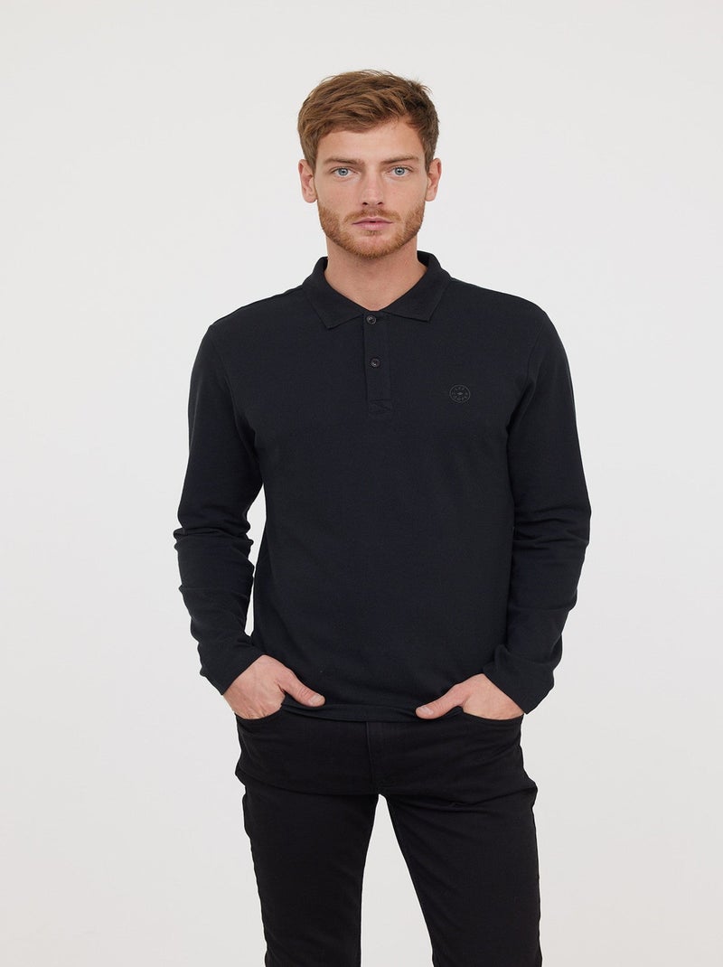 Lee Cooper - Polo BAKO Noir Noir - Kiabi