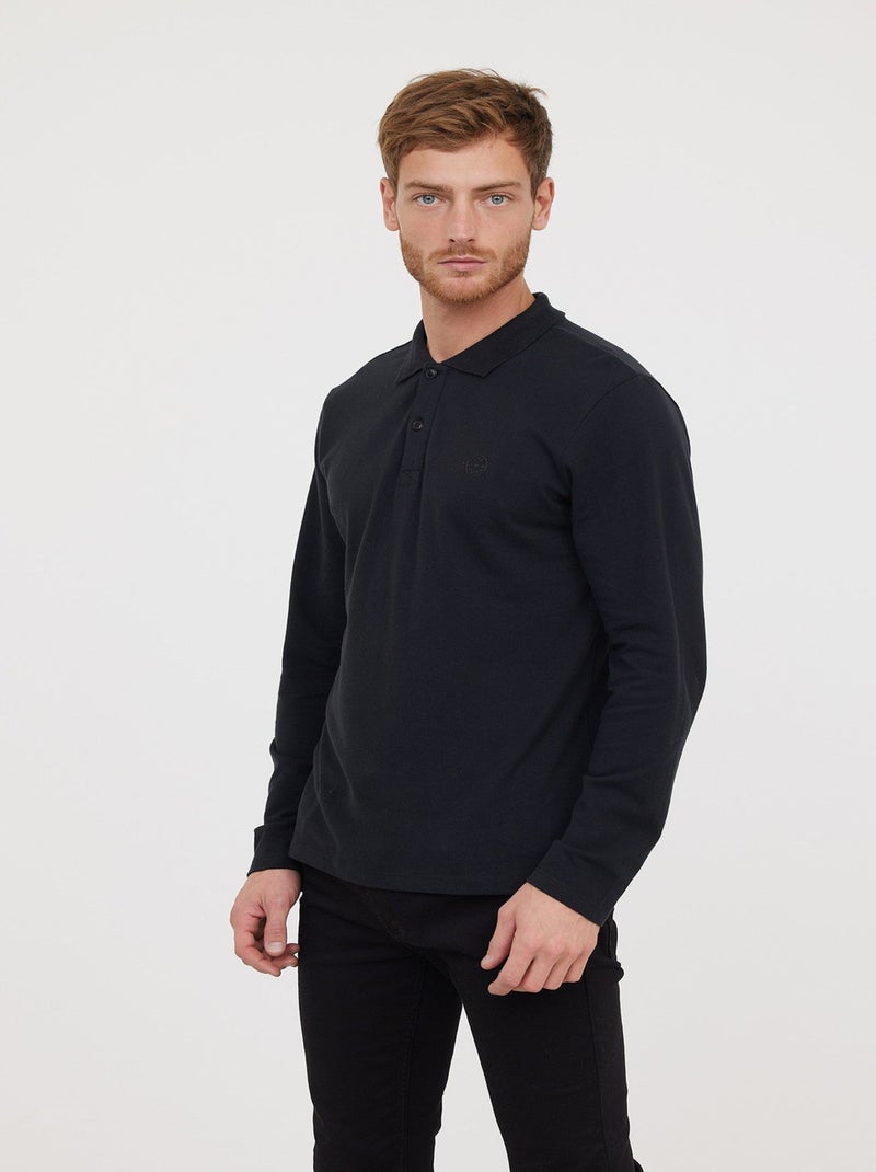 Lee Cooper - Polo BAKO Noir Noir - Kiabi