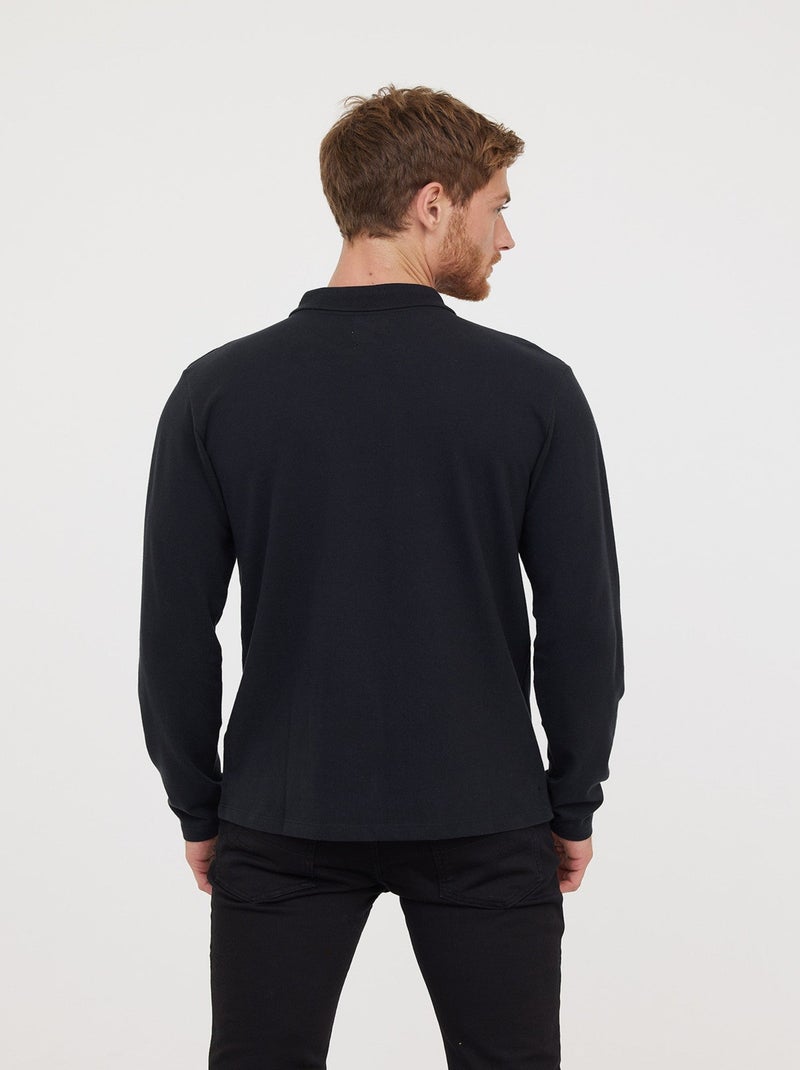 Lee Cooper - Polo BAKO Noir Noir - Kiabi