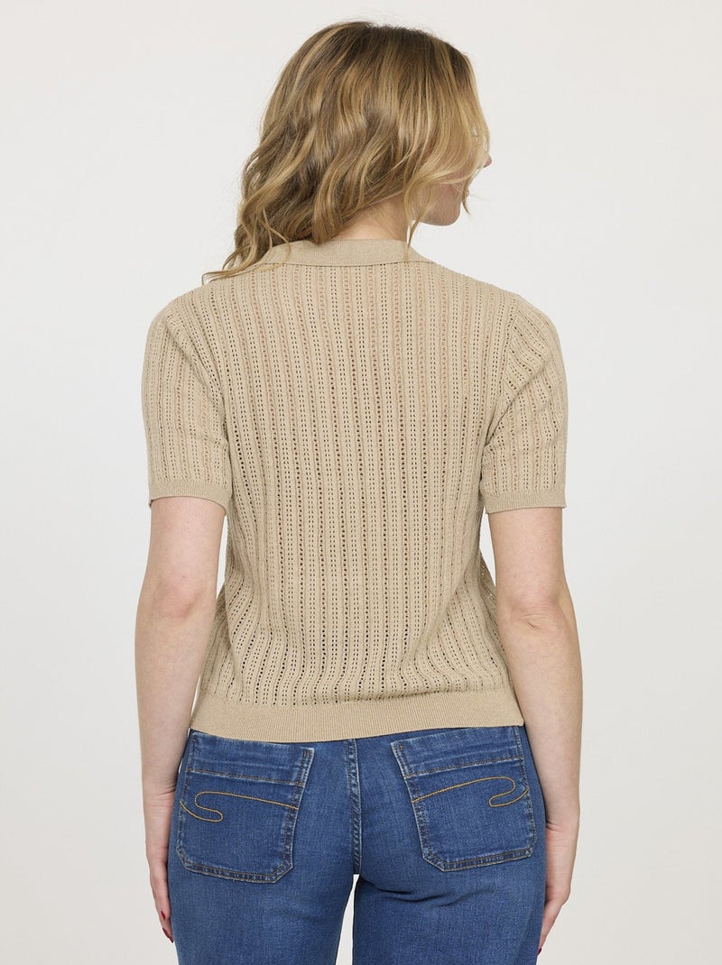 Lee Cooper - Polo BAMI Mastic Beige - Kiabi
