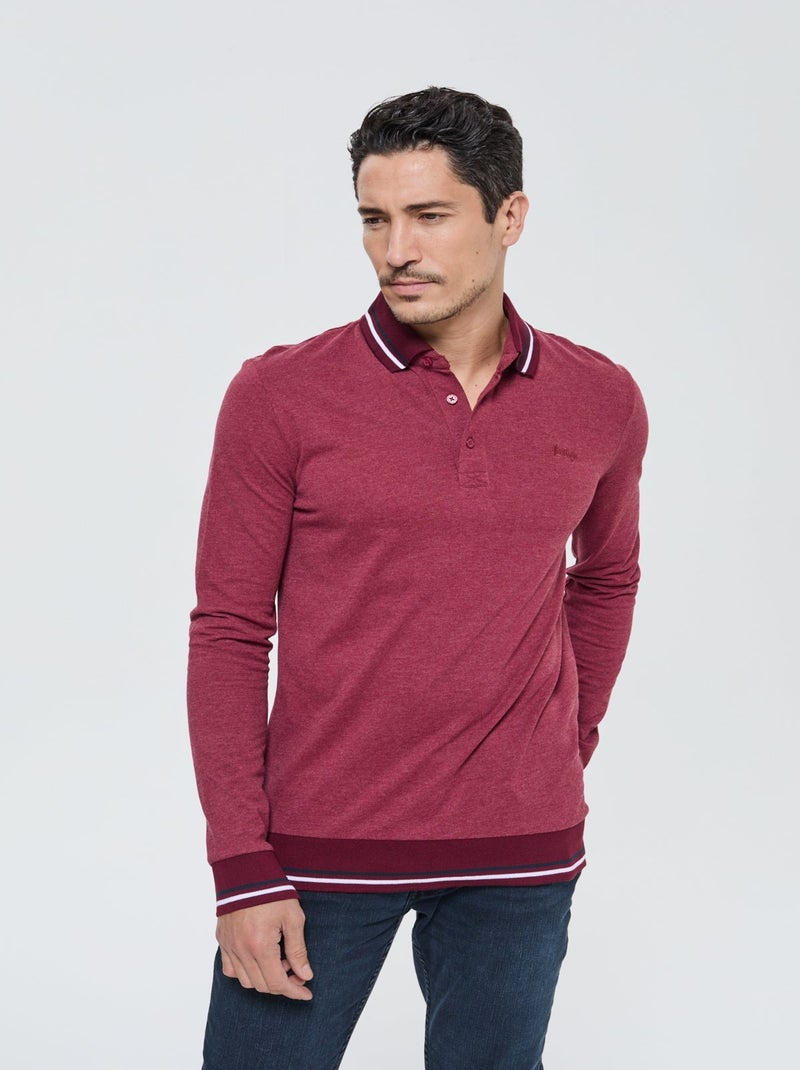 Lee Cooper - Polo Belani Bordeaux Bordeaux - Kiabi