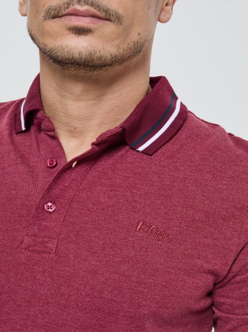 Lee Cooper - Polo Belani Bordeaux - Kiabi