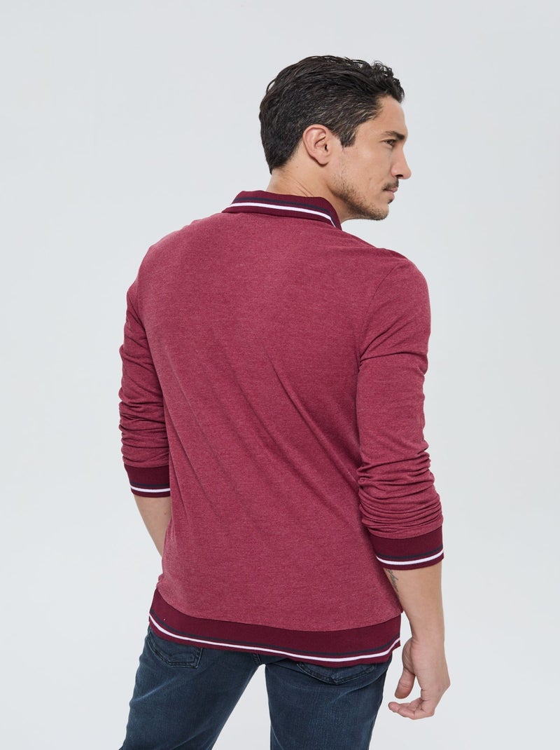 Lee Cooper - Polo Belani Bordeaux Bordeaux - Kiabi