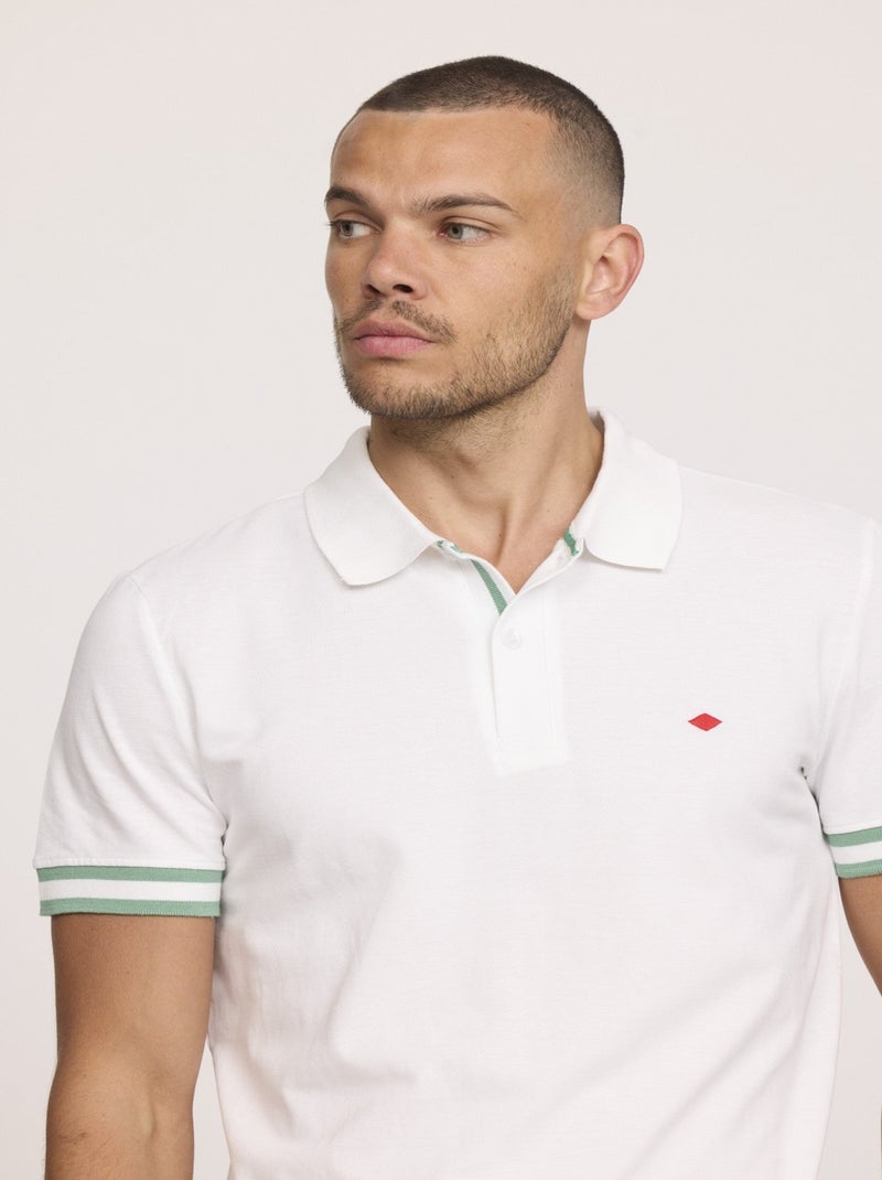 Lee Cooper - Polo BILOU Blanc Blanc - Kiabi