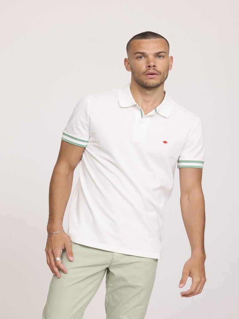 Lee Cooper - Polo BILOU Blanc Blanc - Kiabi