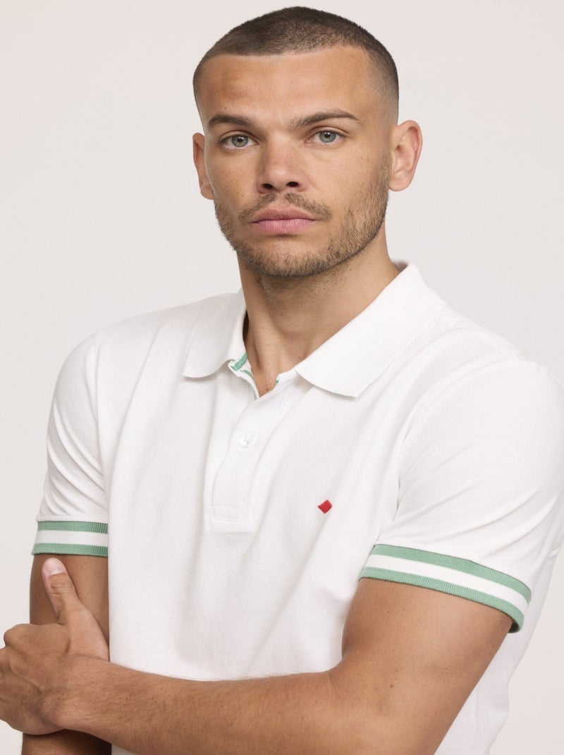 Lee Cooper - Polo BILOU Blanc Blanc - Kiabi