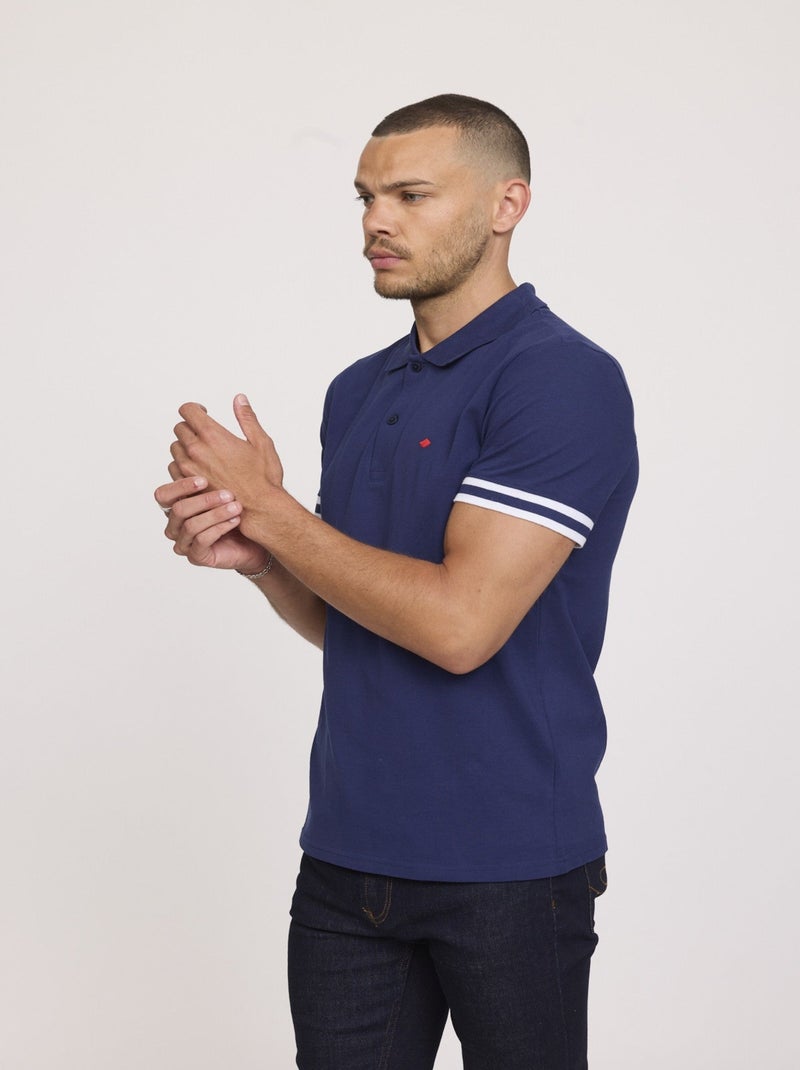 Lee Cooper - Polo BILOU Marine Bleu marine - Kiabi