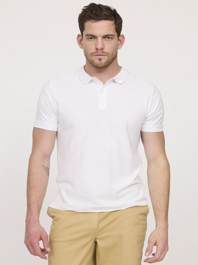 Lee Cooper - Polo BIPS Blanc Blanc - Kiabi