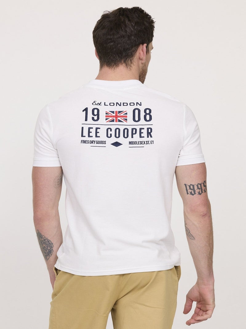 Lee Cooper - Polo BIPS Blanc Blanc - Kiabi