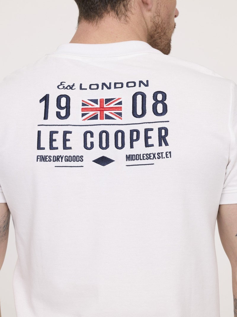 Lee Cooper - Polo BIPS Blanc Blanc - Kiabi