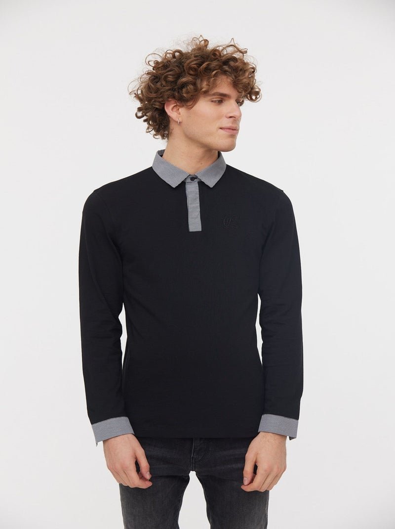 Lee Cooper - Polo BORNEAZ Noir Noir - Kiabi