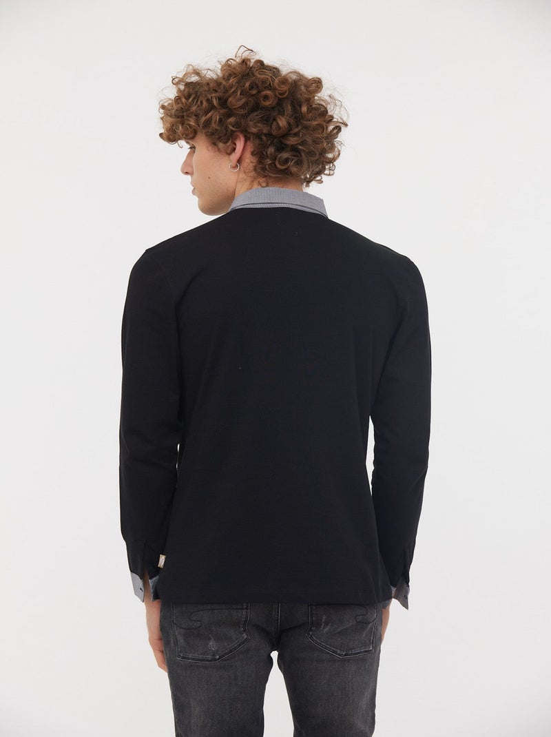 Lee Cooper - Polo BORNEAZ Noir Noir - Kiabi