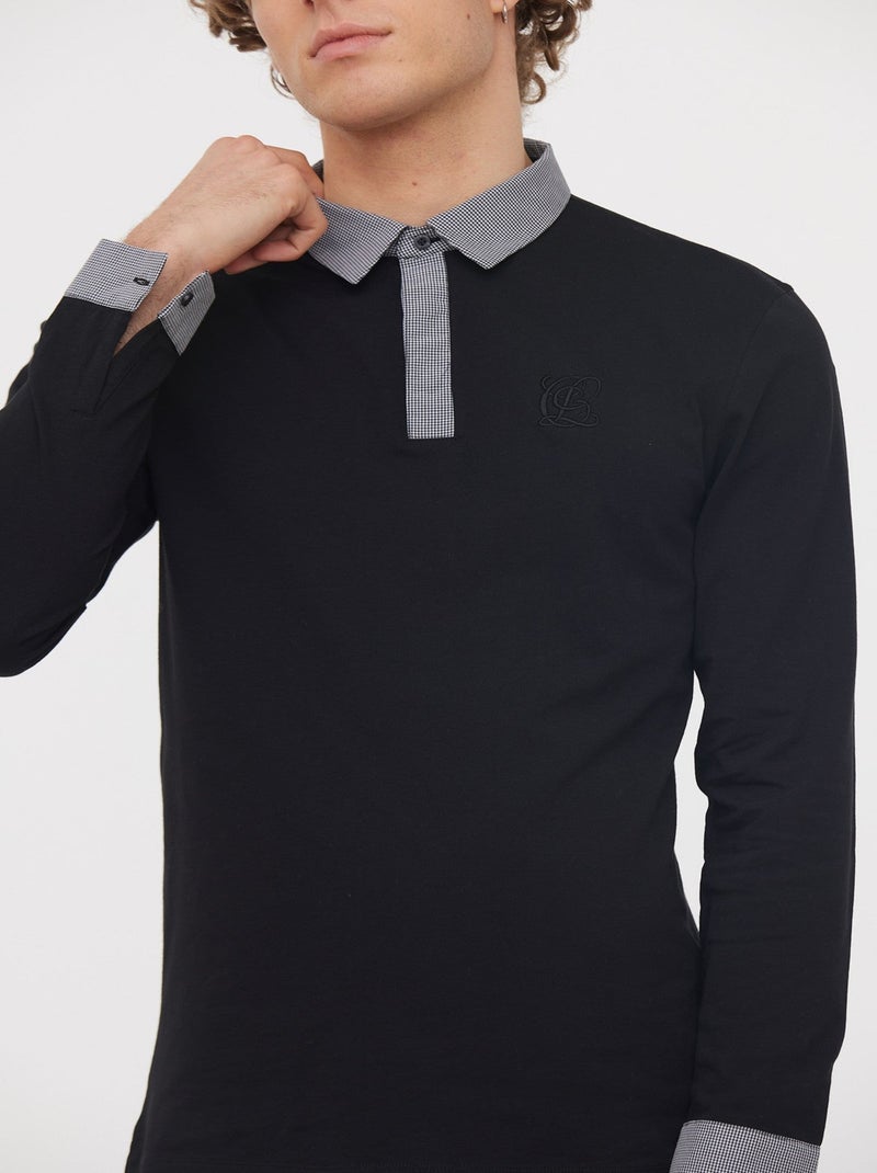 Lee Cooper - Polo BORNEAZ Noir Noir - Kiabi