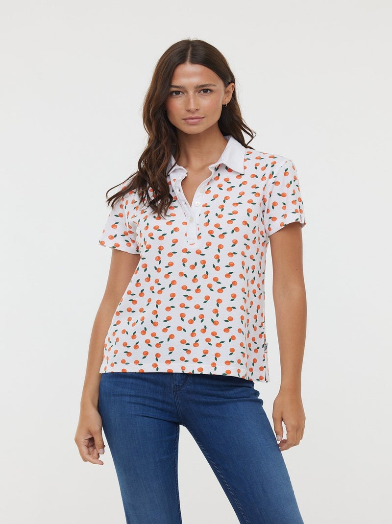 Lee Cooper - Polo BRUME MC Optic white Blanc cassé - Kiabi
