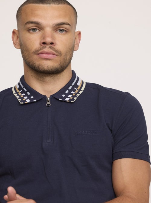 Lee Cooper - Polo BULAK Bleu marine - Kiabi