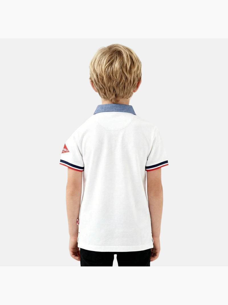 Lee Cooper - Polo garçon manches courtes Blanc - Kiabi