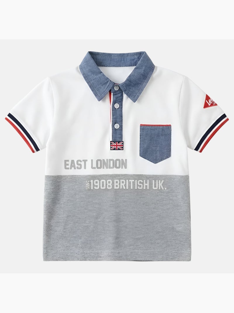 Lee Cooper - Polo garçon manches courtes Blanc - Kiabi