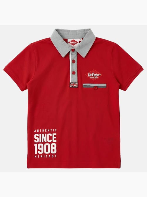 Lee Cooper - Polo garçon manches courtes - Kiabi