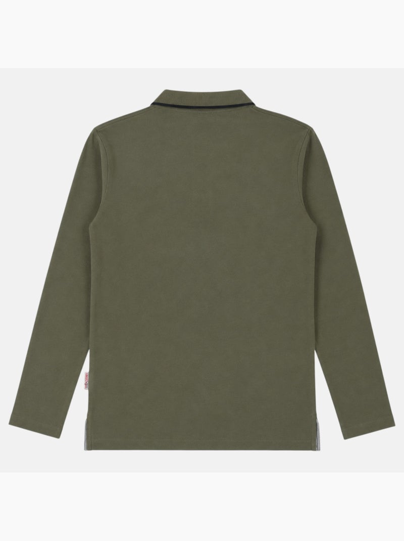 Lee Cooper - Polo homme à manches courtes Kaki - Kiabi