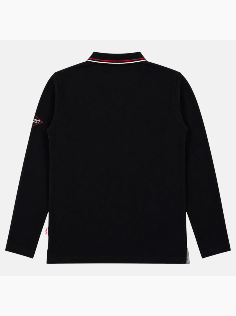 Lee Cooper - Polo homme à manches courtes Noir - Kiabi